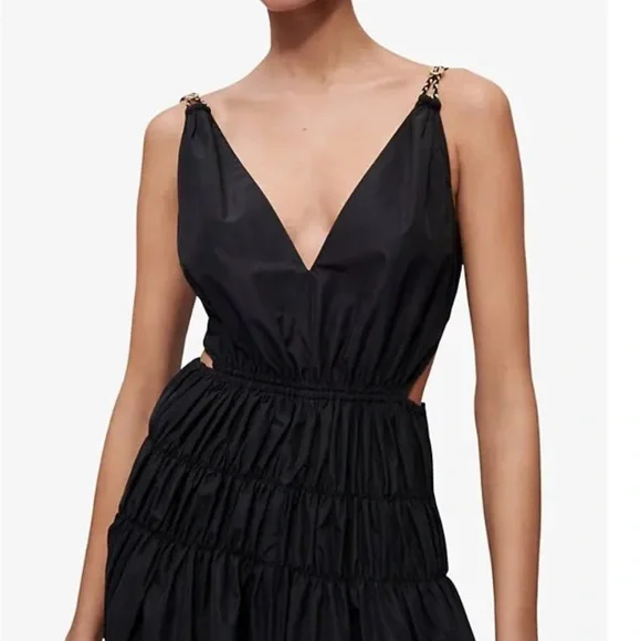 green emerald velvet dress Melba Black Gold Rhinestones Maxi Bandage Dress – Chic Couture Online
